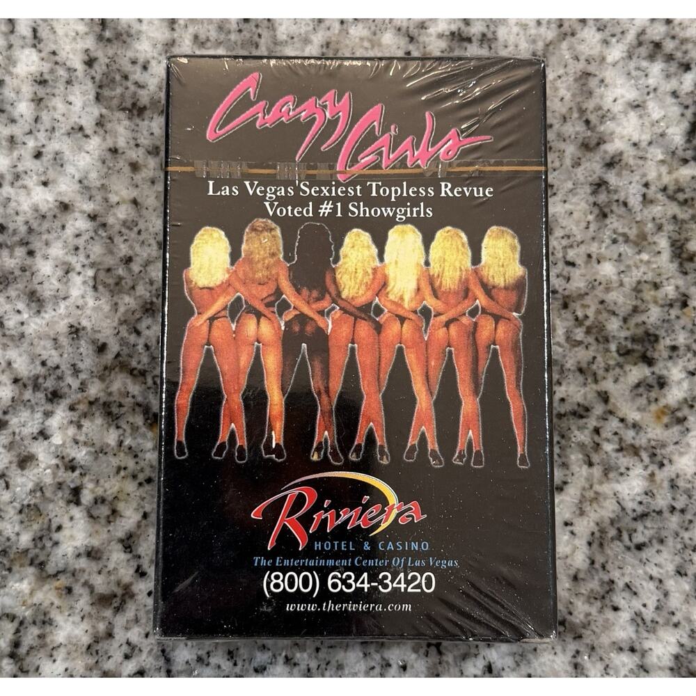 NEW-Crazy Girls-Riviera Casino LAS VEGAS Sexiest Topless Revue-Playing Card Deck